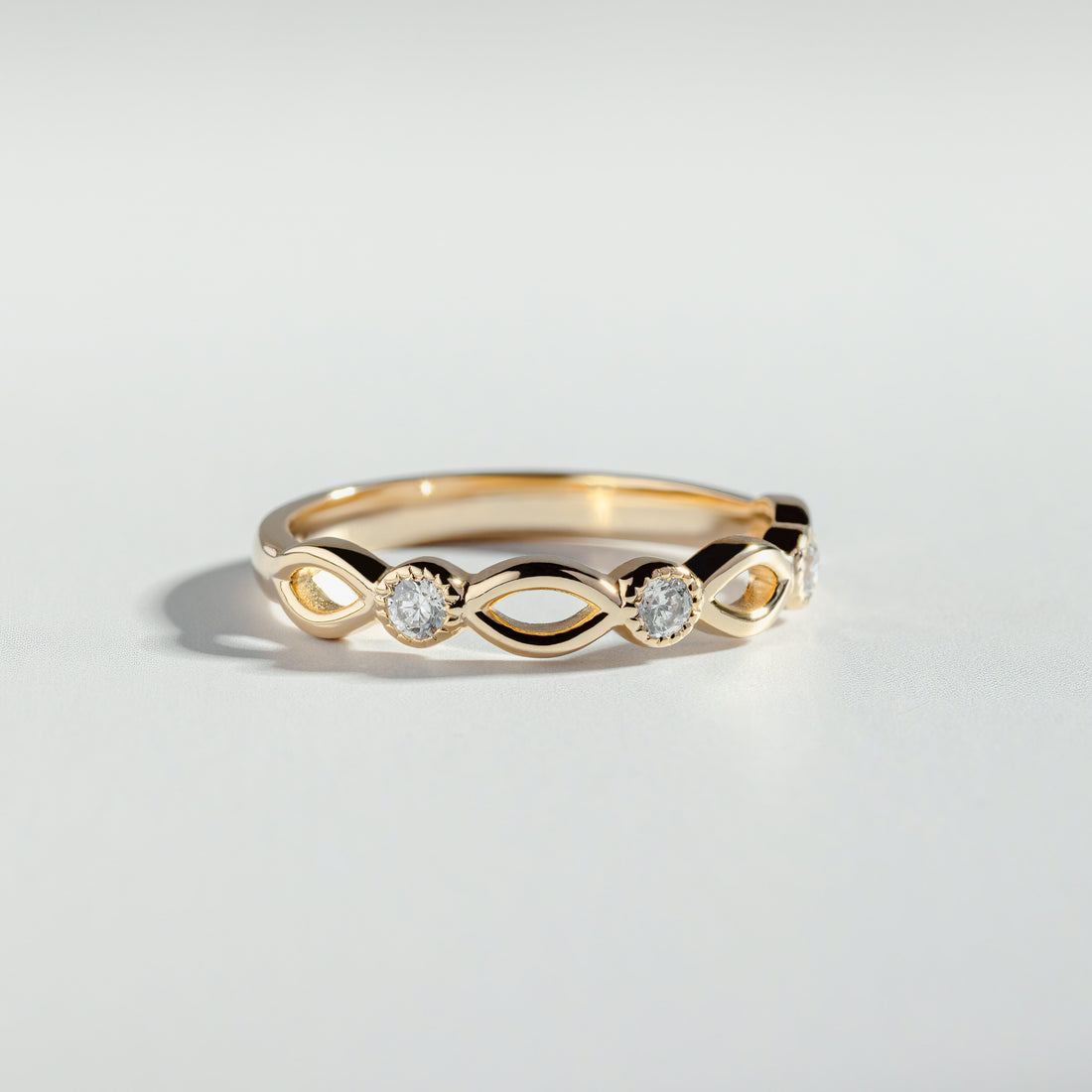 The Vintage Half Eternity Ring by Bijouterie Brigitte Grande-Rivière