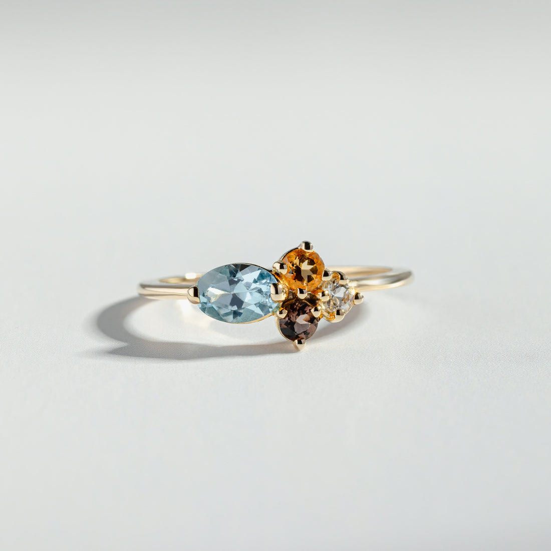Tropical Sunrise ring by Bijouterie Brigitte Grande-Rivière